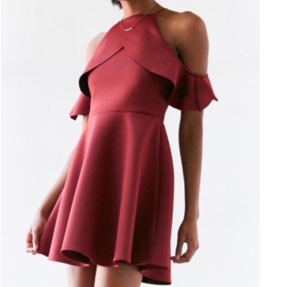 Maroon dress